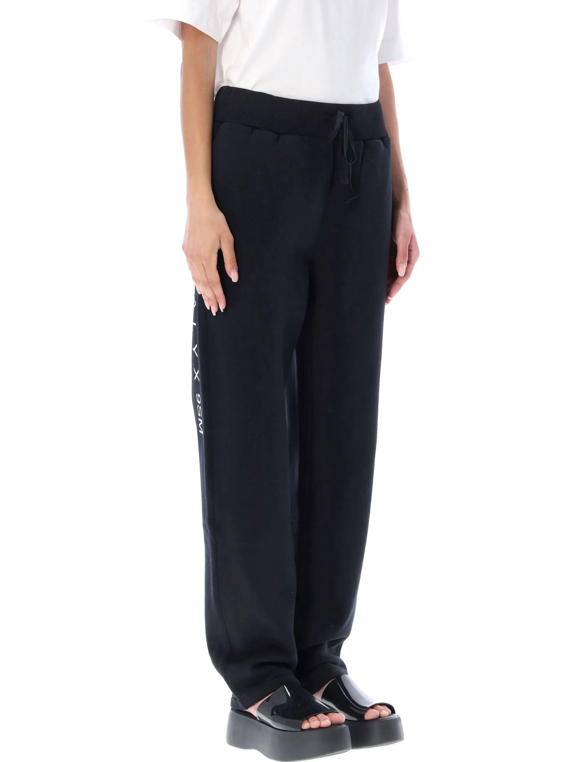 1017 ALYX 9SM Drawstring Sweatpants - Logo Design Detail