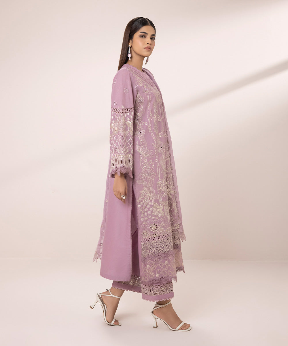 3 Piece Embroidered Lawn Suit - Buy online now