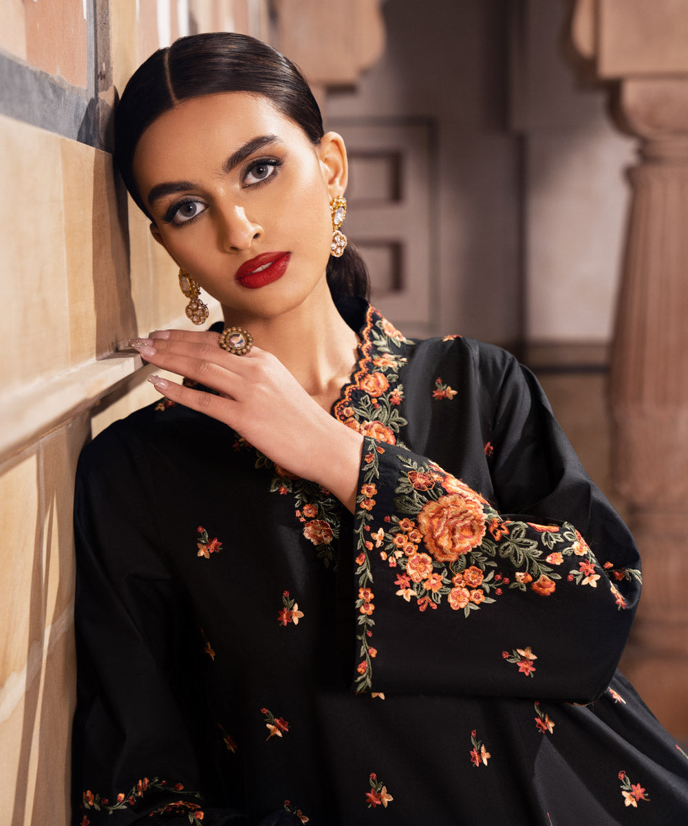 3 Piece Embroidered Lawn Suit - Buy Online - Premium Quality