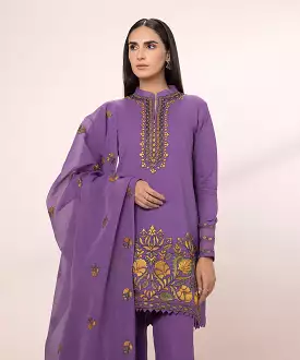 3 Piece Embroidered Lawn Suit - Shop Latest Collection Online