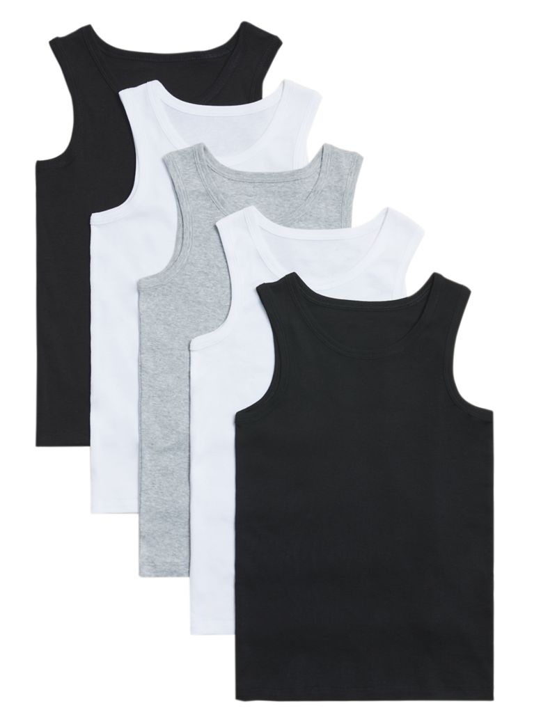 5-pack Cotton Vests for Kids (2-14 Years)