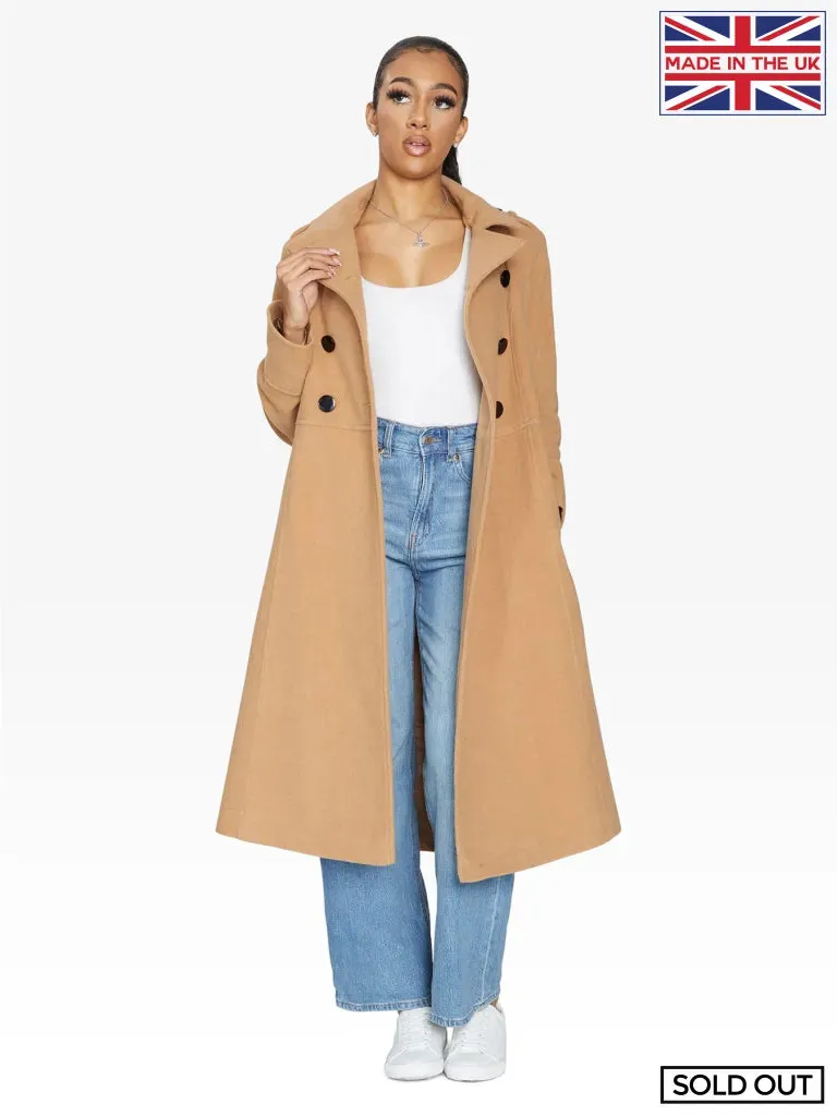 A-Line Double Breasted Coat