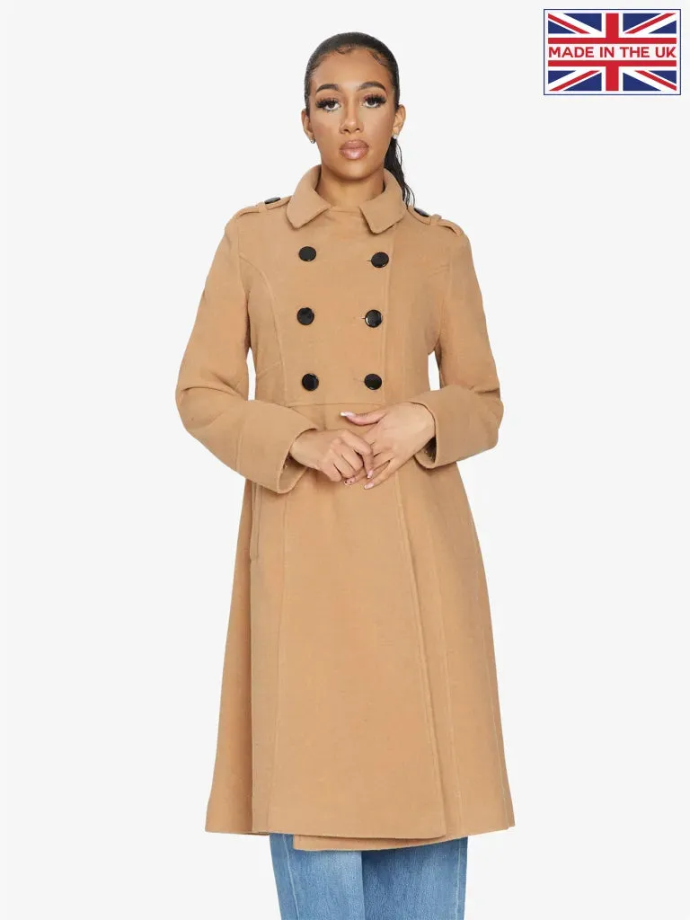 A-Line Double Breasted Coat