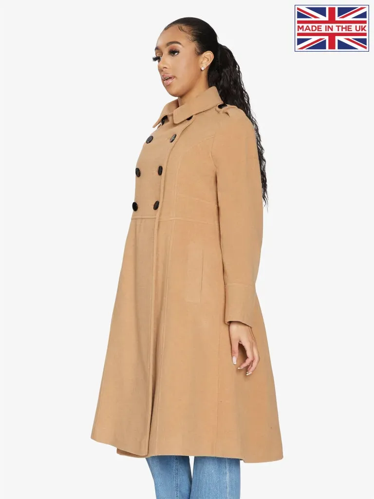 A-Line Double Breasted Coat