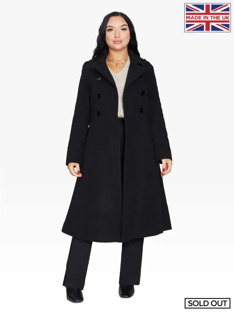 A-Line Double Breasted Coat