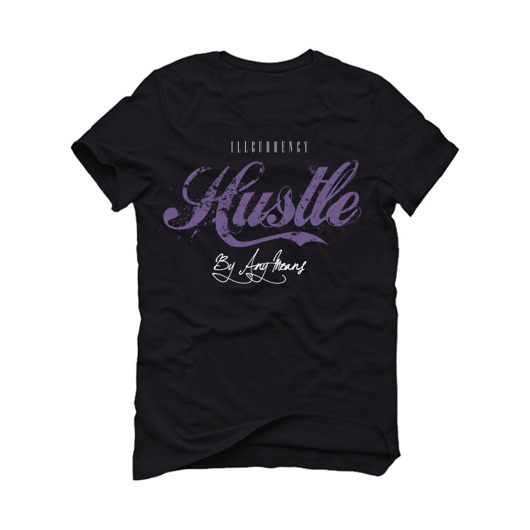 A Ma Maniere x Air Jordan 4 SP Violet Ore Black T-Shirt - Hustle By Any Means: Shop now.