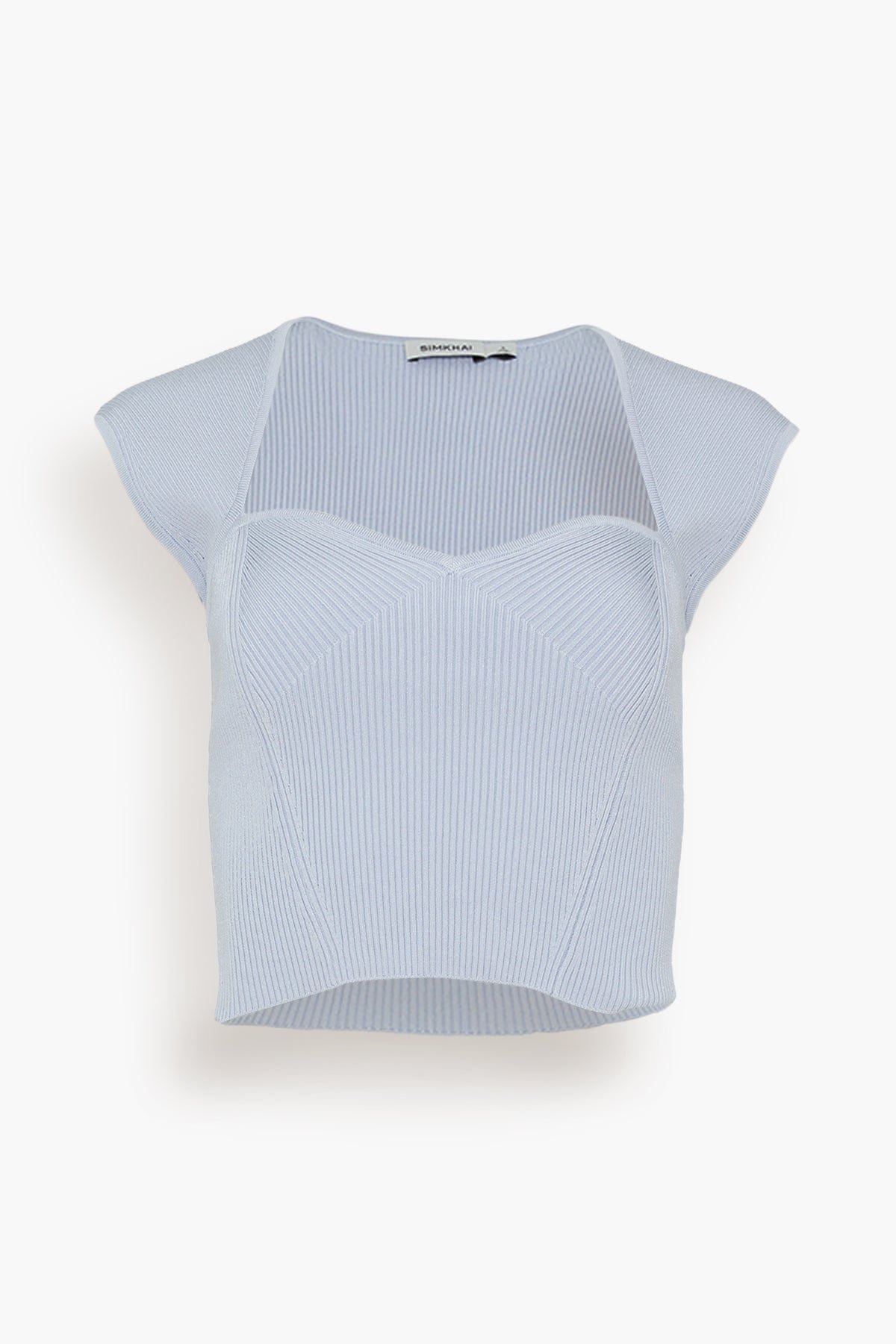 Abia Blue Haze Cropped Tee