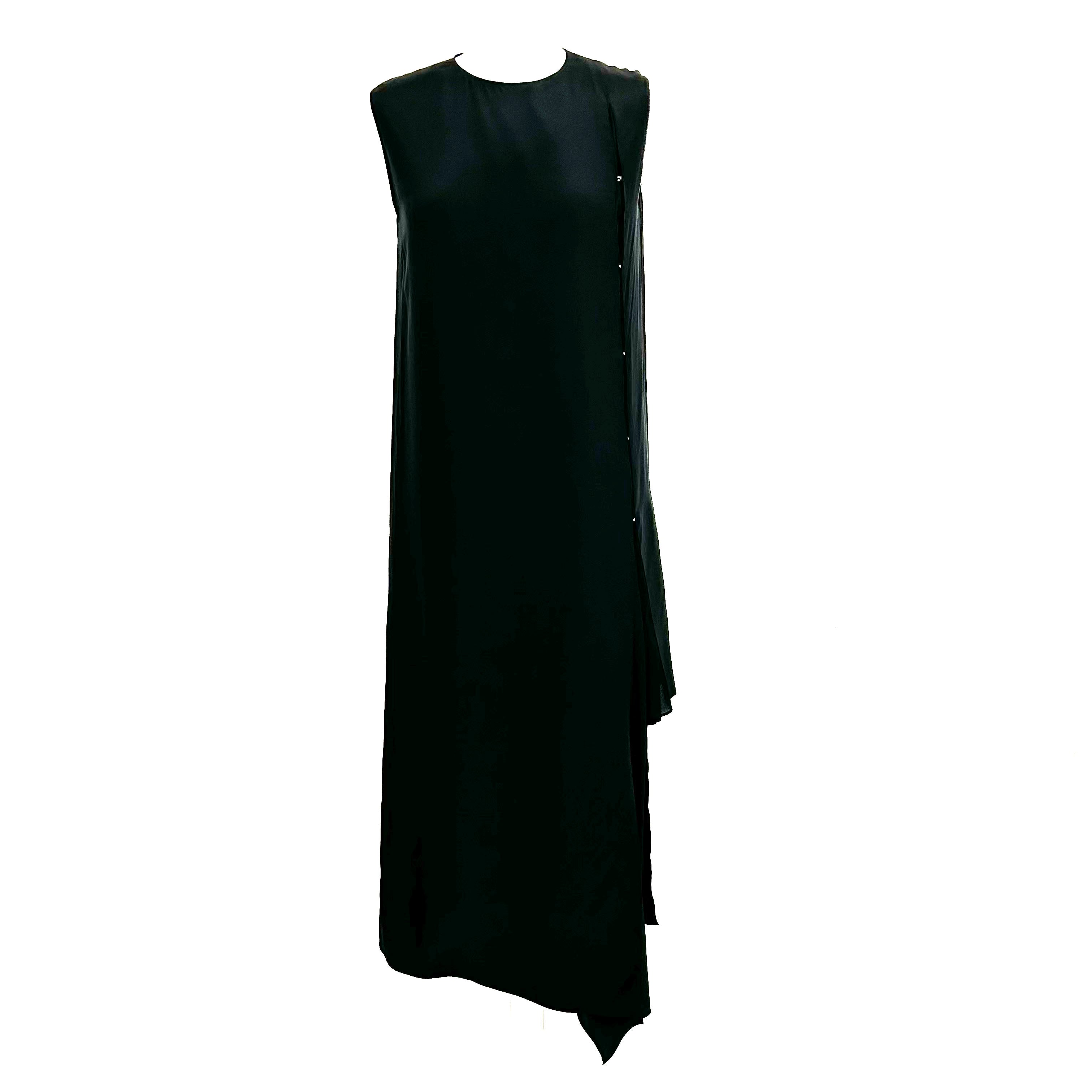 Acne Studios Black Silk Smilla Dress XS $561 - Brand New