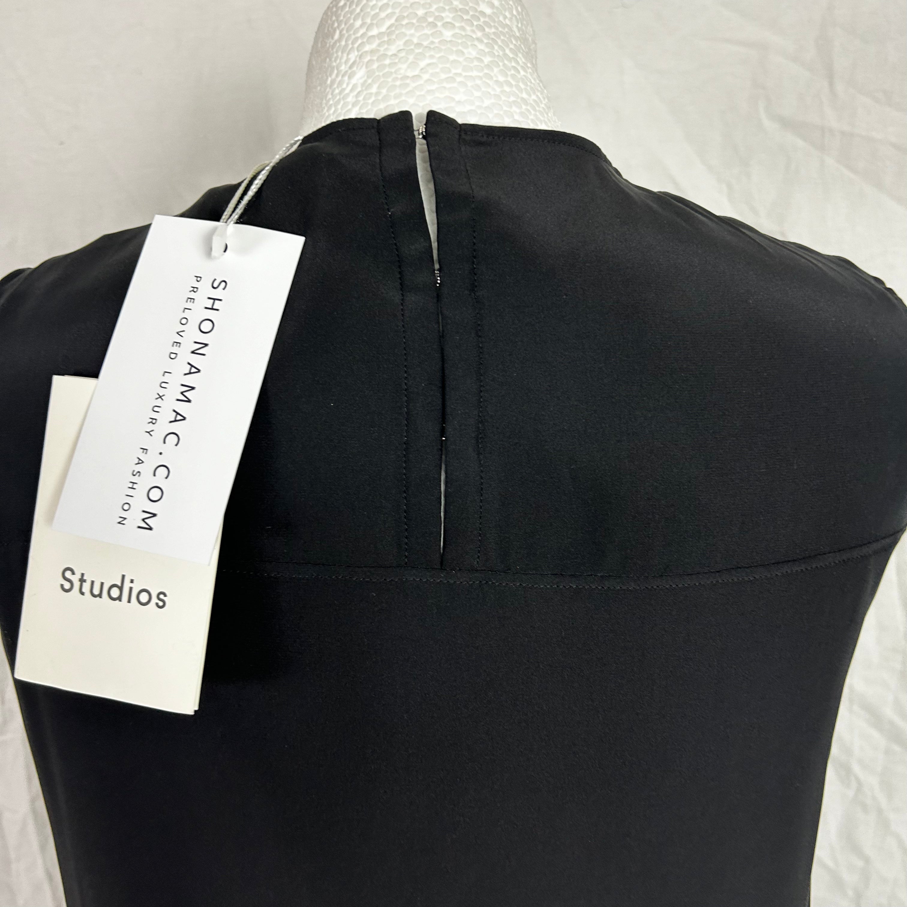 Acne Studios Black Silk Smilla Dress XS $561 - Brand New