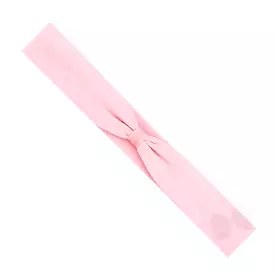 Add-a-Bow Cotton Jersey Baby Girls Hair Wrap for infants