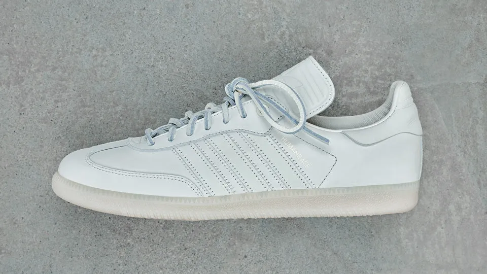 adidas HUMANRACE SAMBA PHARRELL WILLIAMS Cloud White TRIPLE WHITE