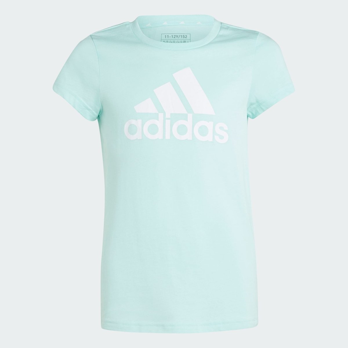 ADIDAS Junior Essentials Blue Tee with Big Logo