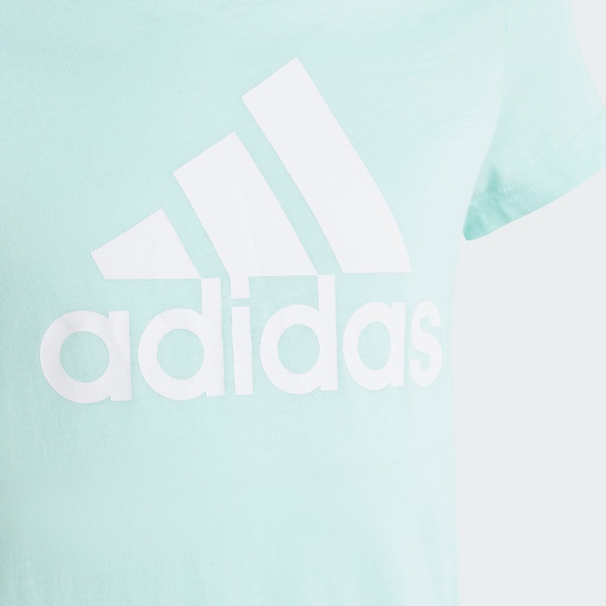 ADIDAS Junior Essentials Blue Tee with Big Logo