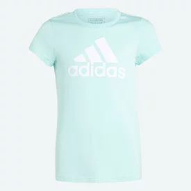 ADIDAS Junior Essentials Blue Tee with Big Logo