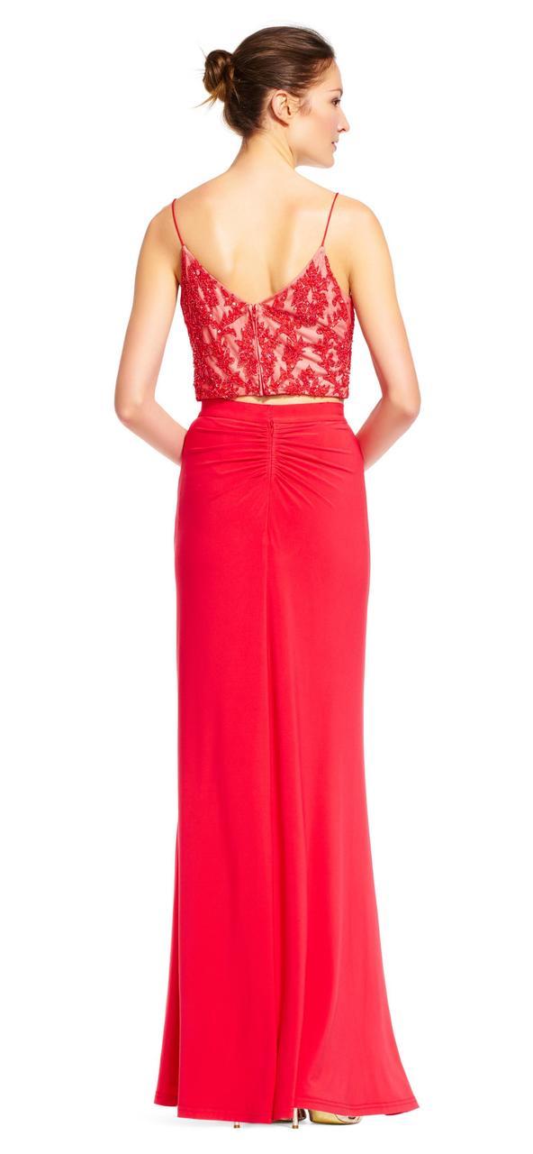 Adrianna Papell Beaded Sheath Gown - Two-Piece AP1E201024