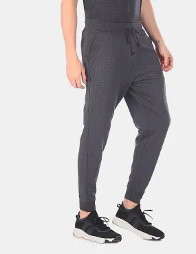 Heathered Charcoal Men's Joggers with Elasticized Drawstring Waist from Aeropostale