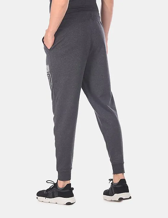 Heathered Charcoal Men's Joggers with Elasticized Drawstring Waist from Aeropostale