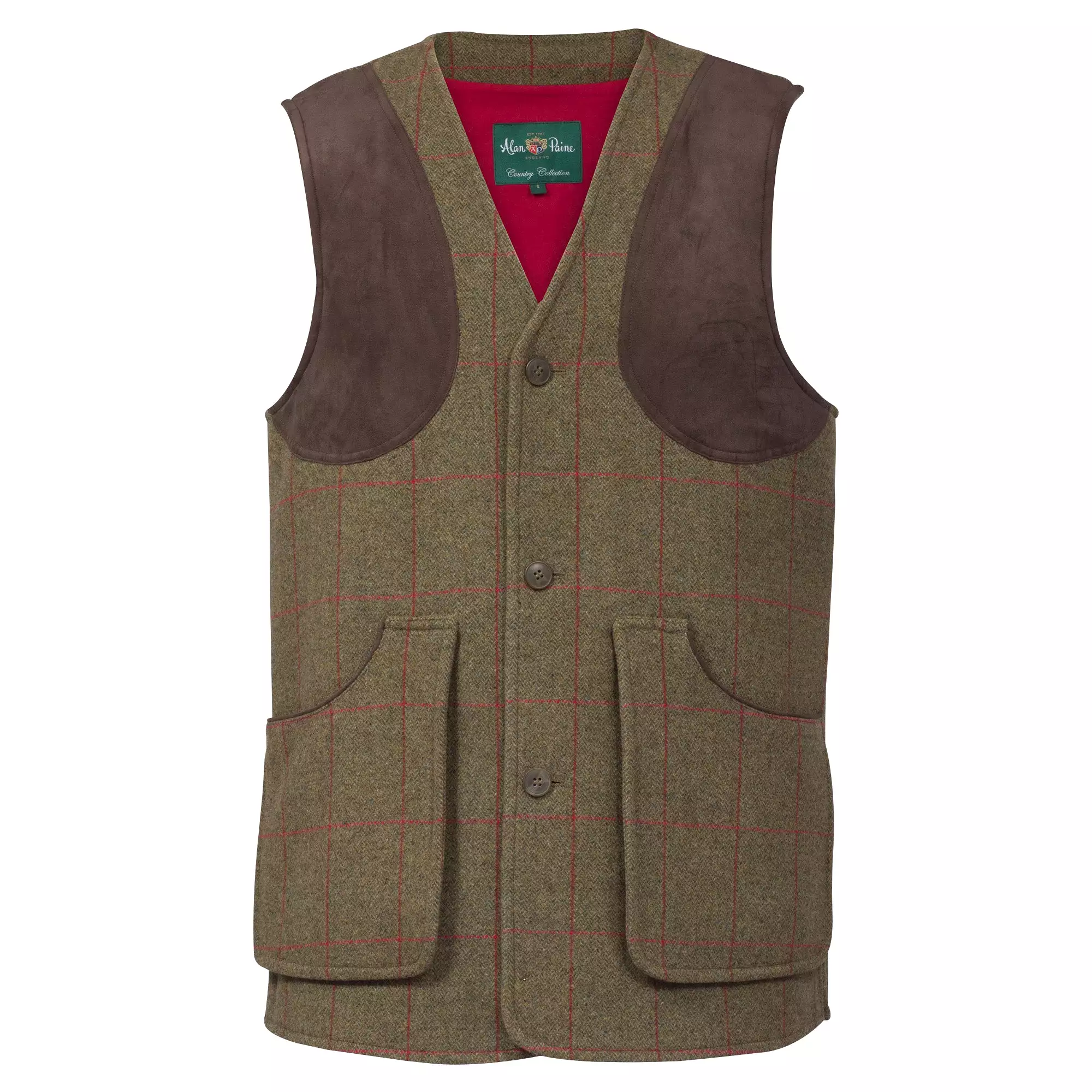 Alan Paine Tweed Shooting Waistcoat for Sale