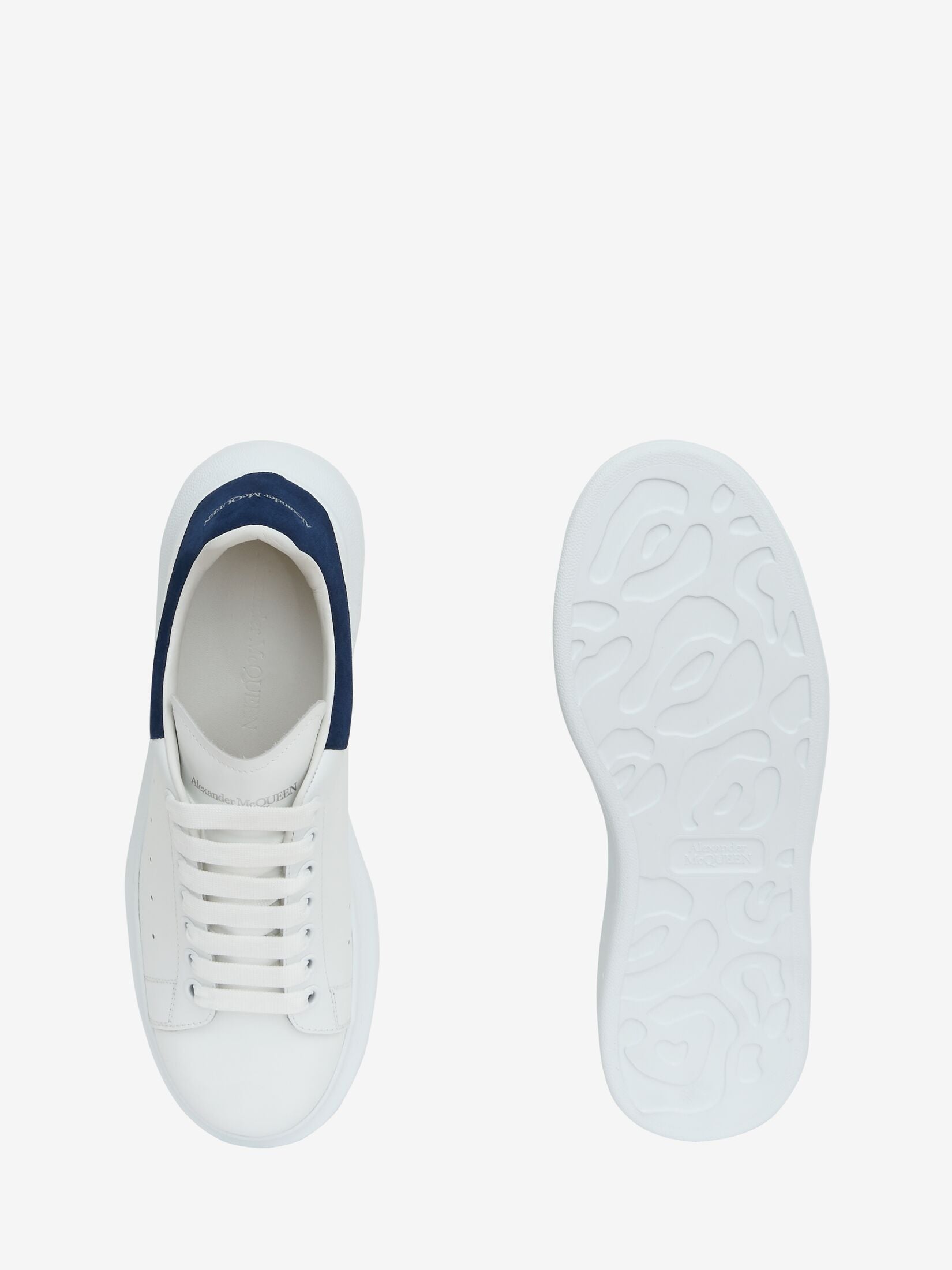 Alexander McQueen Men's Paris Blue Oversized Sneaker.