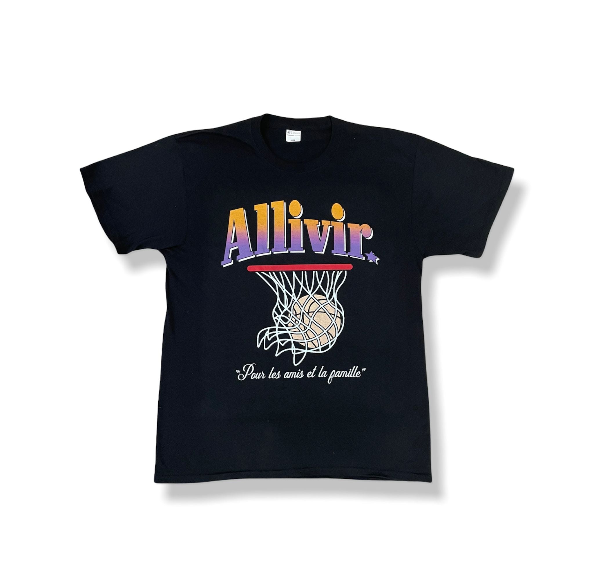 Allivir League Vintage T-Shirt - Black