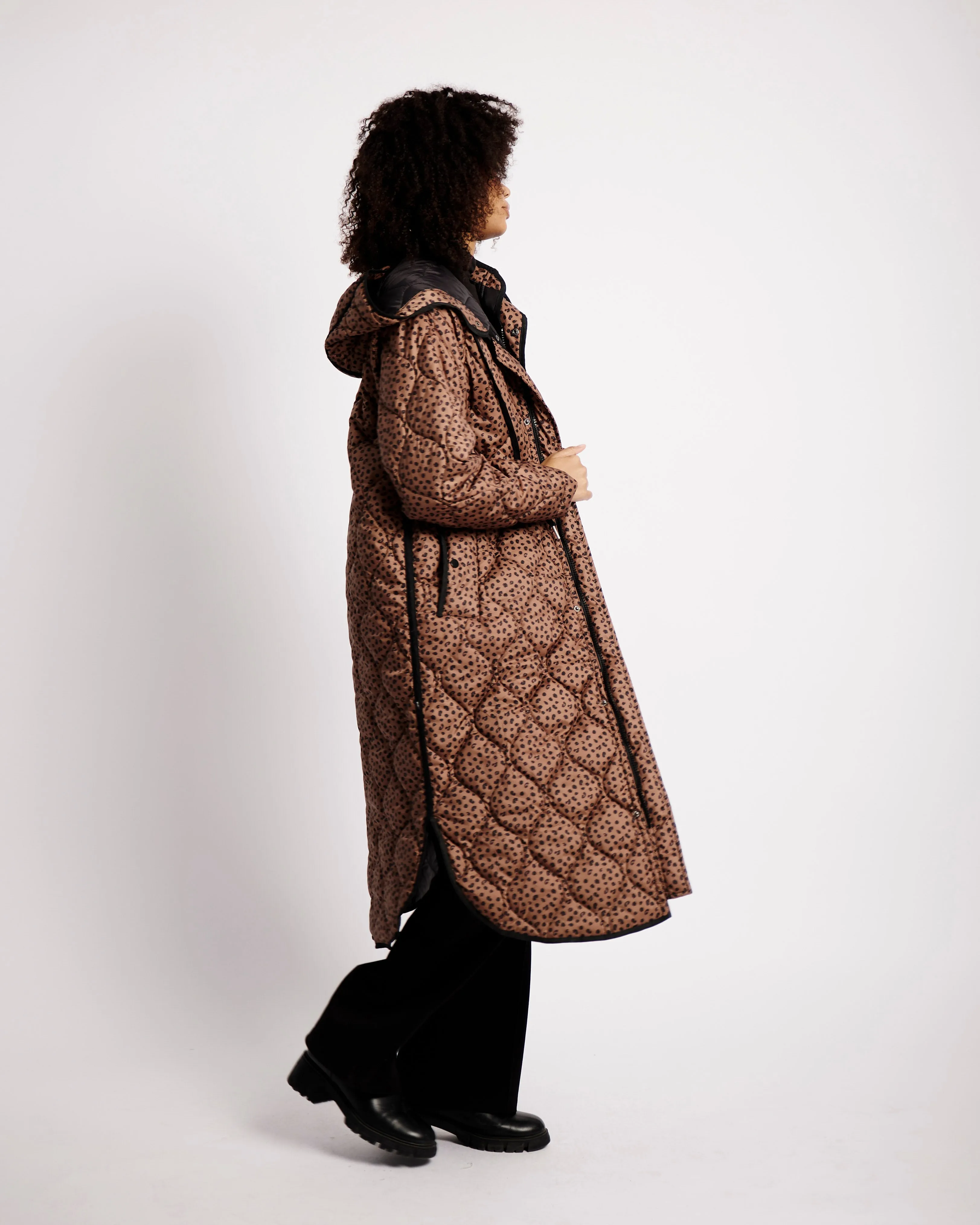 Animal Quilted Puffer in