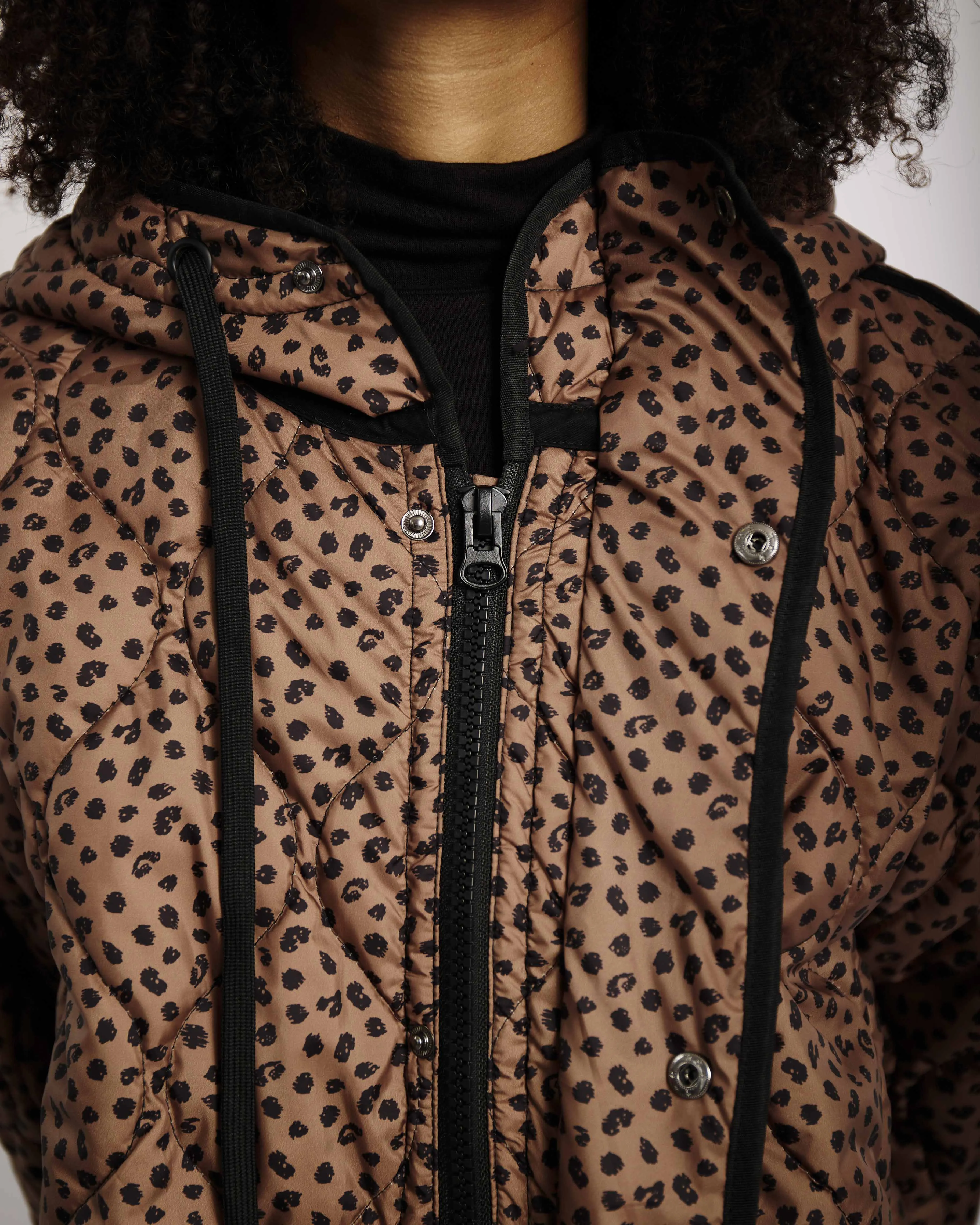 Animal Quilted Puffer in