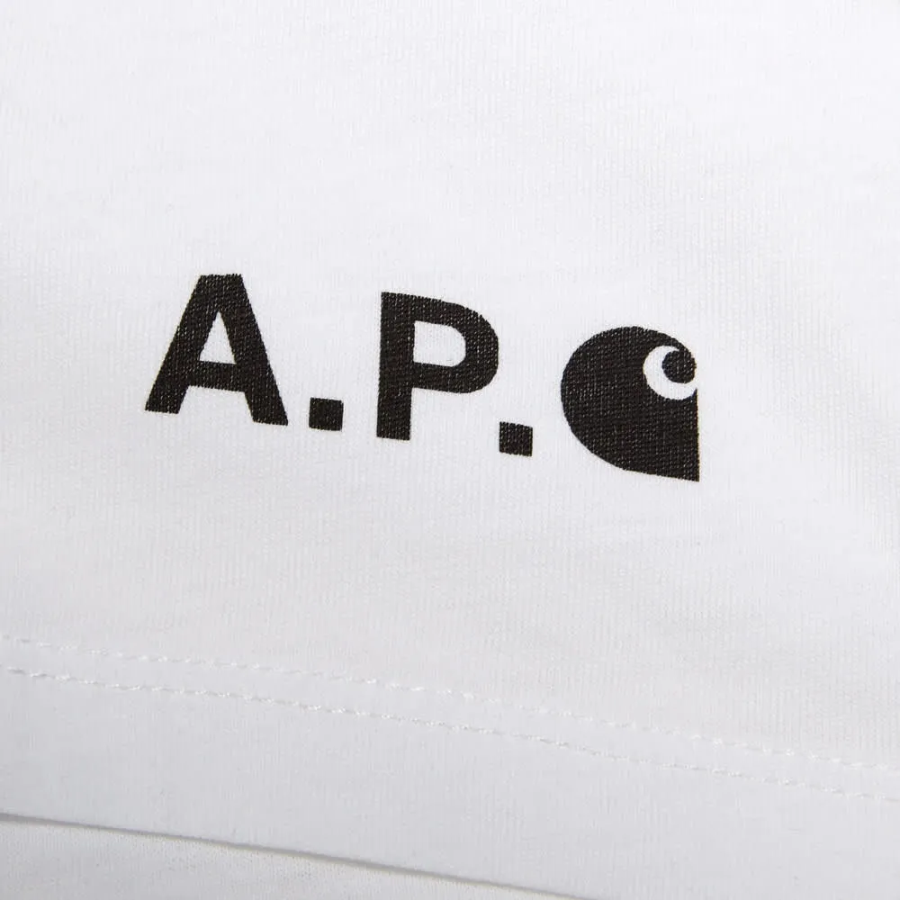 A.P.C. Carhartt collaboration white undershirt.