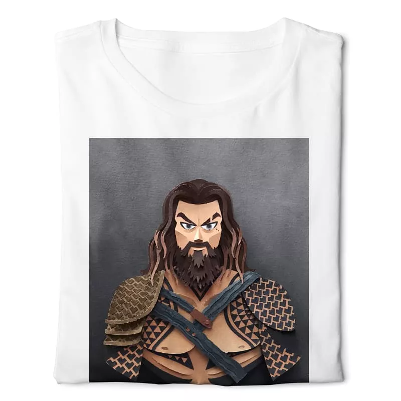 Aquaman Digital Graphics White T-shirt