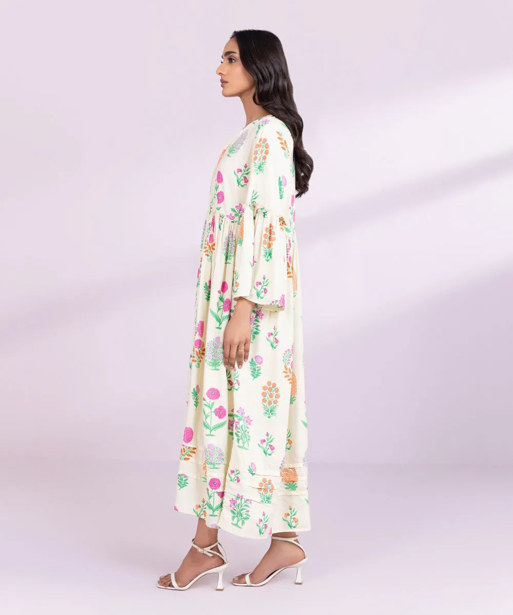 Flared Arabic Lawn Shirt