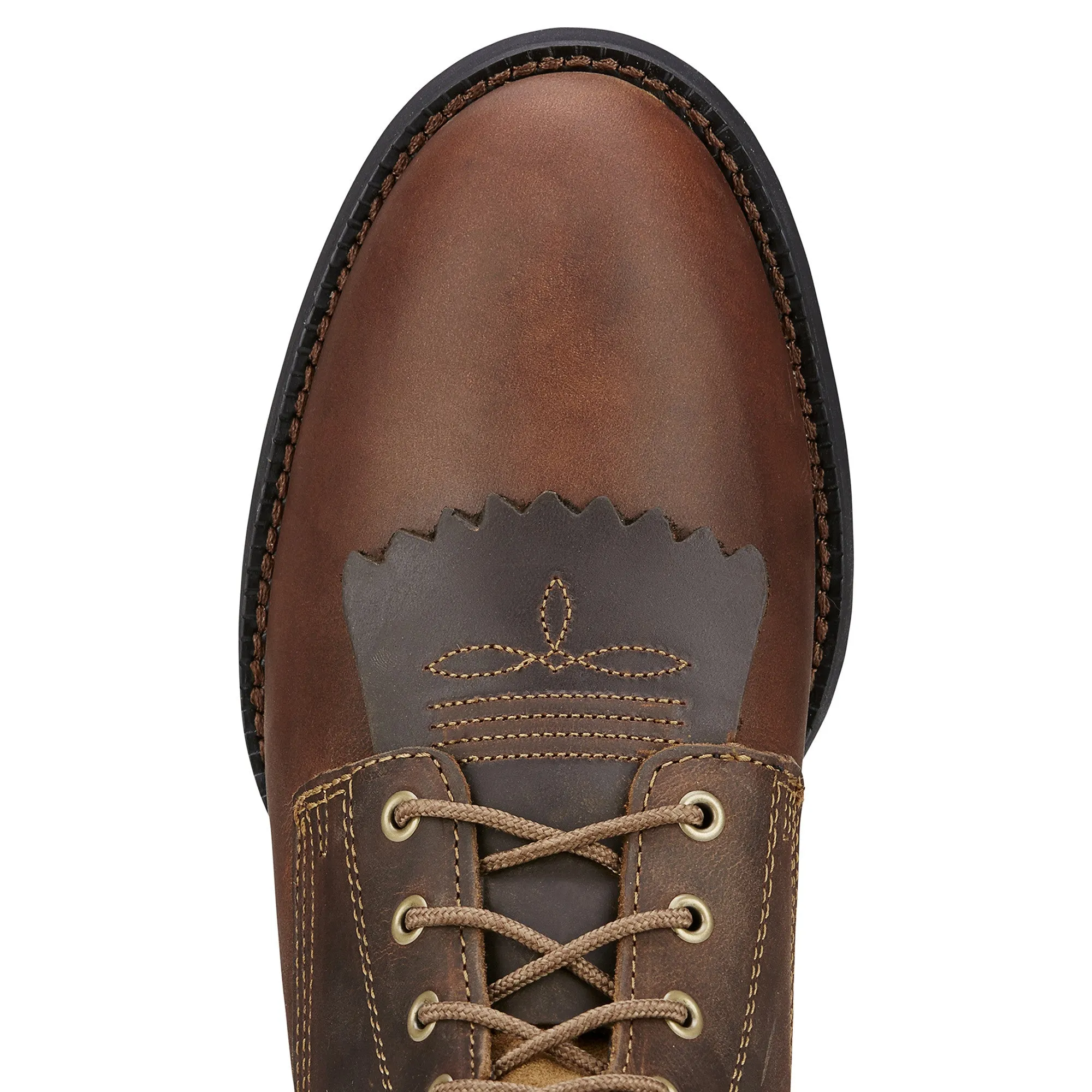 Ariat Heritage Lacer Lace-Up Roper Distressed Brown