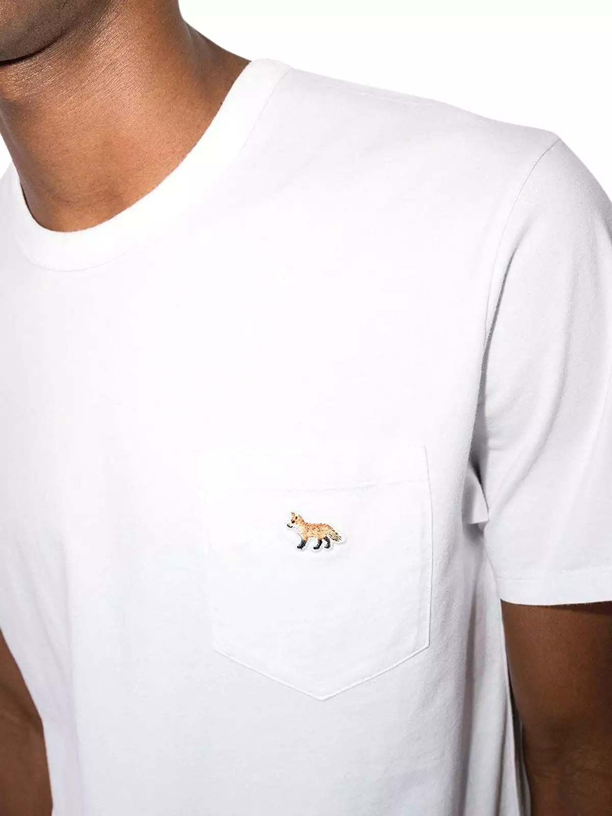 Baby Fox Tee Shirt with Patch Pocket.