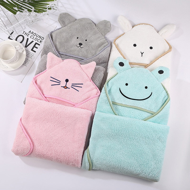 Baby Poncho Bath Towel | 90*90cm