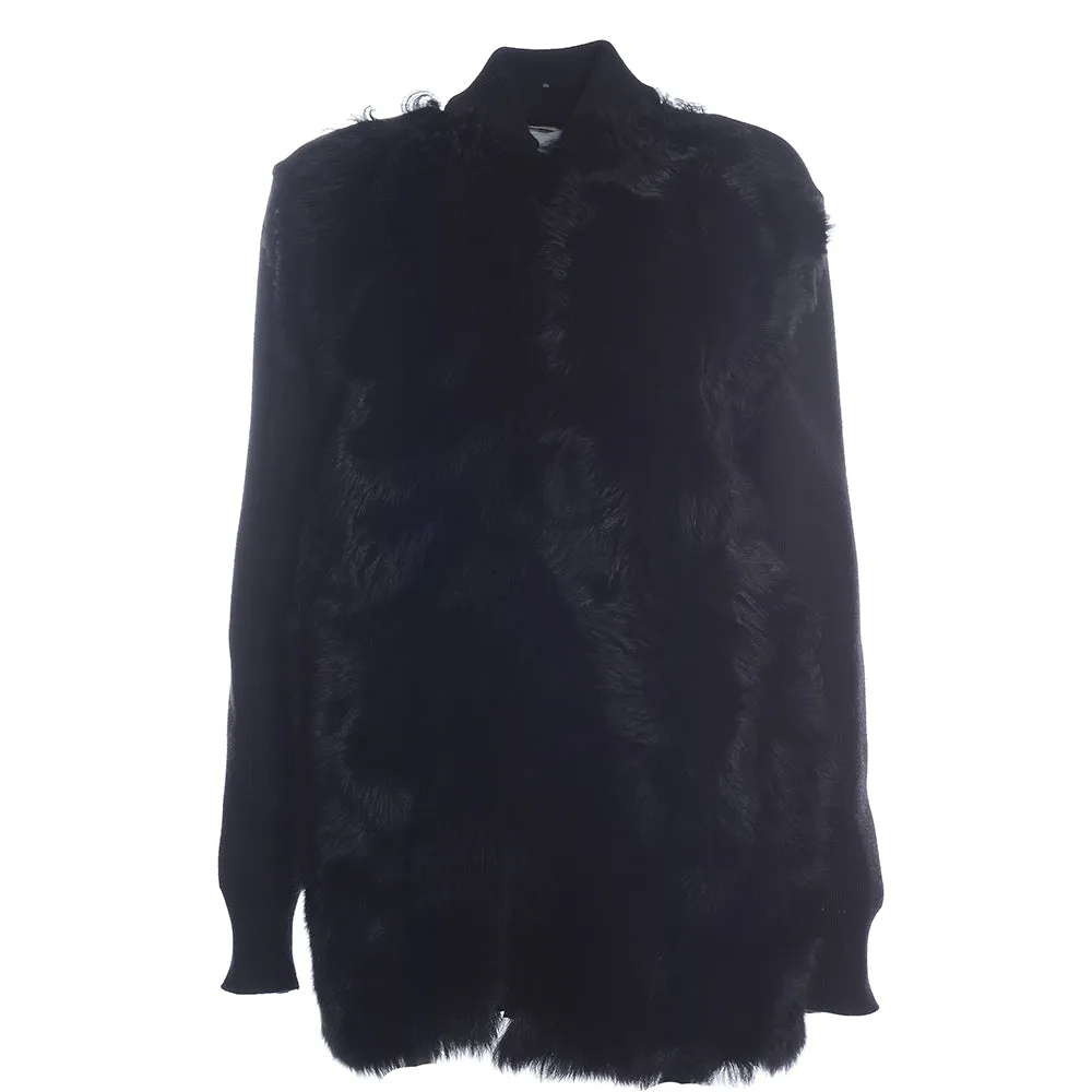 Bally Women's Fur Coat Black