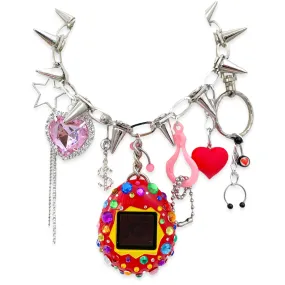 Bedazzled 1997 Tamagotchi Charm Necklace