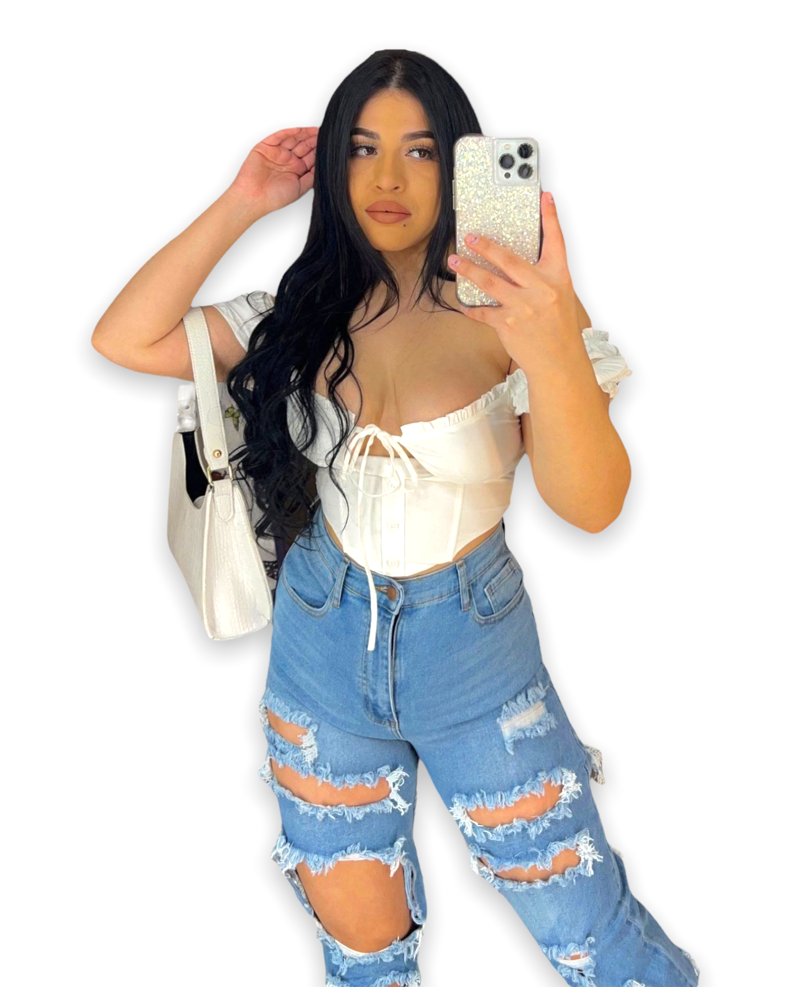 Bellami White Corset Top - Shop Now