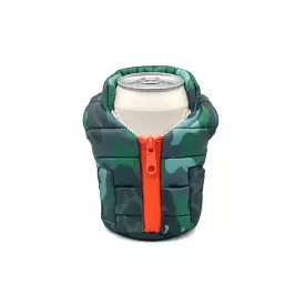 Beverage Vest Green/Orange Camo