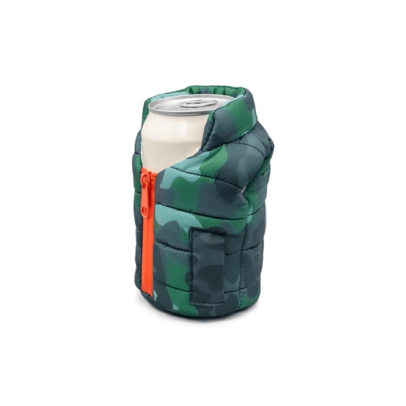 Beverage Vest Green/Orange Camo