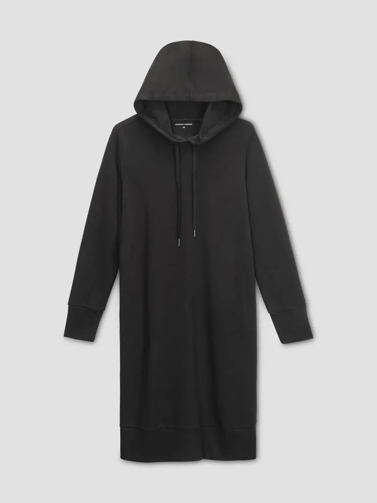 Black Bree Hooded Sweatshirt Dress