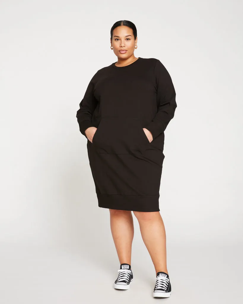 Black Bree Sweatshirt Dress