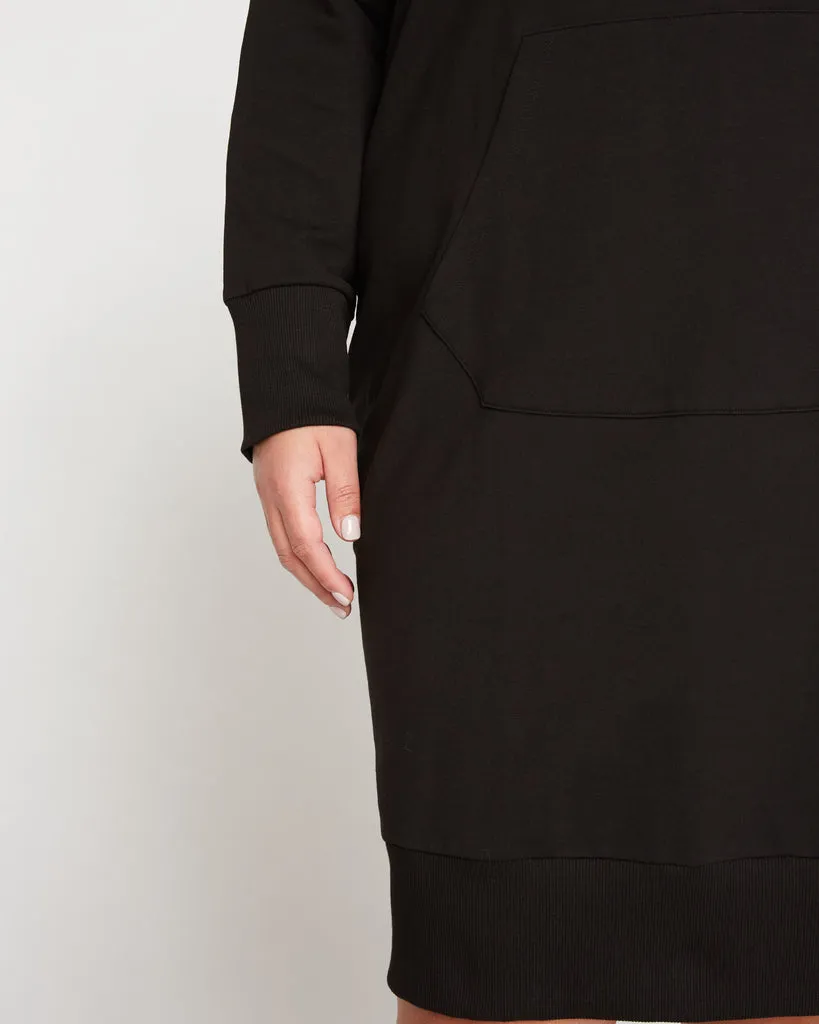 Black Bree Sweatshirt Dress