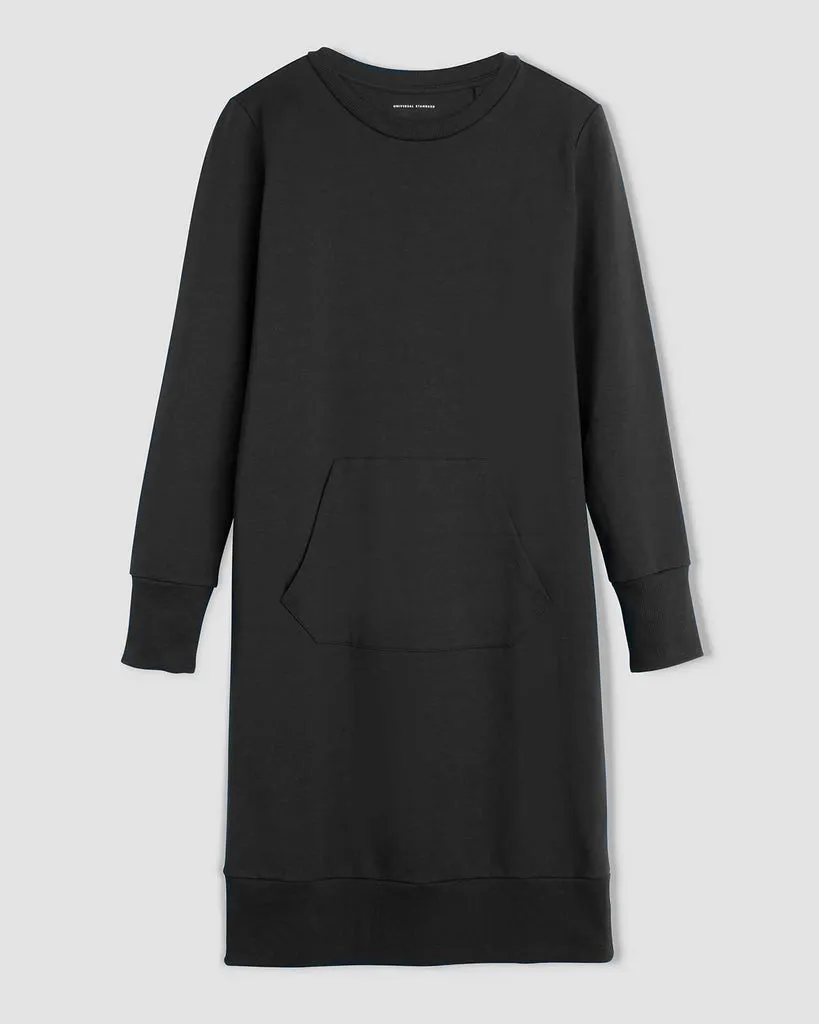 Black Bree Sweatshirt Dress