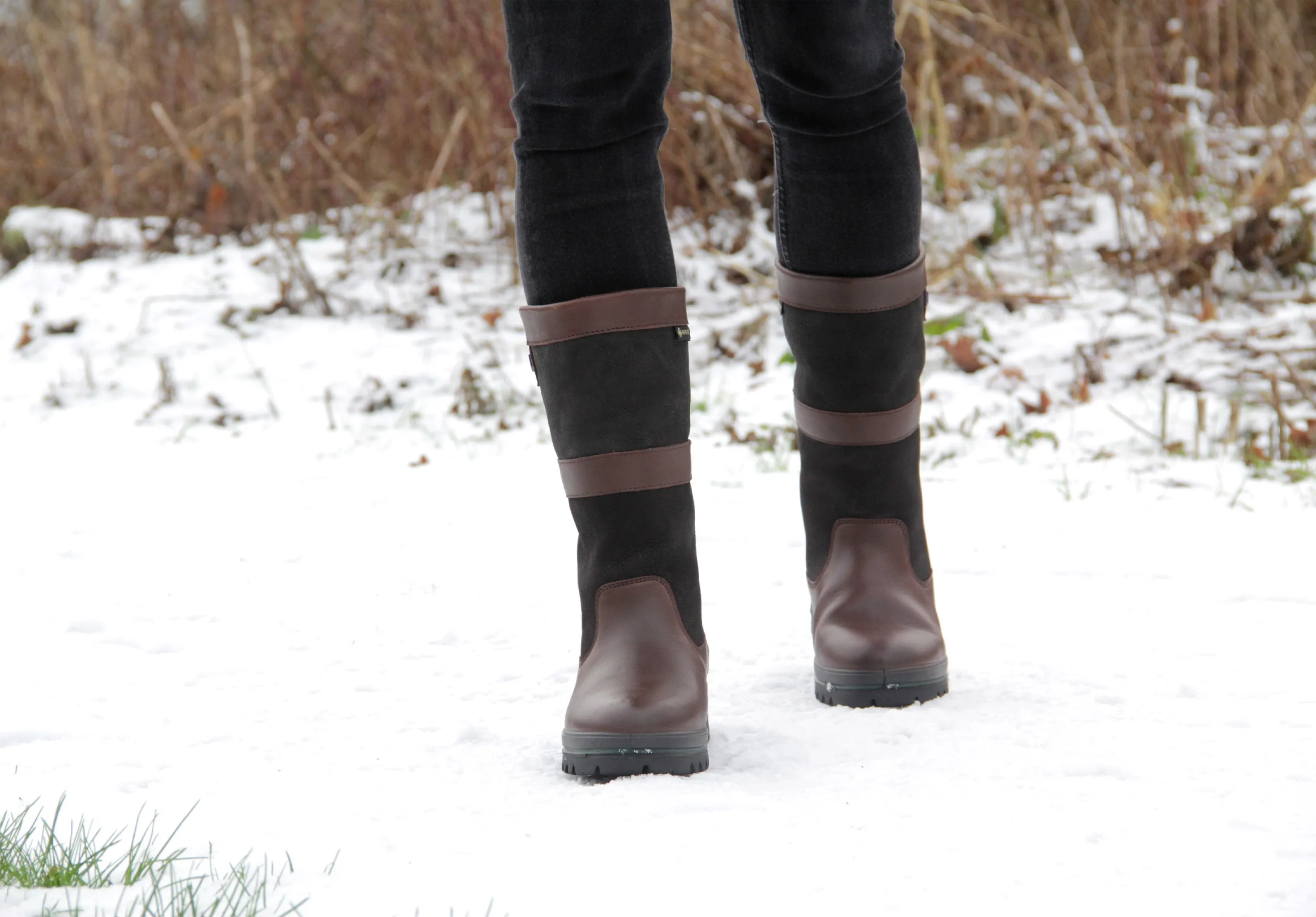 Black Brown Donegal Ladies Country Boot