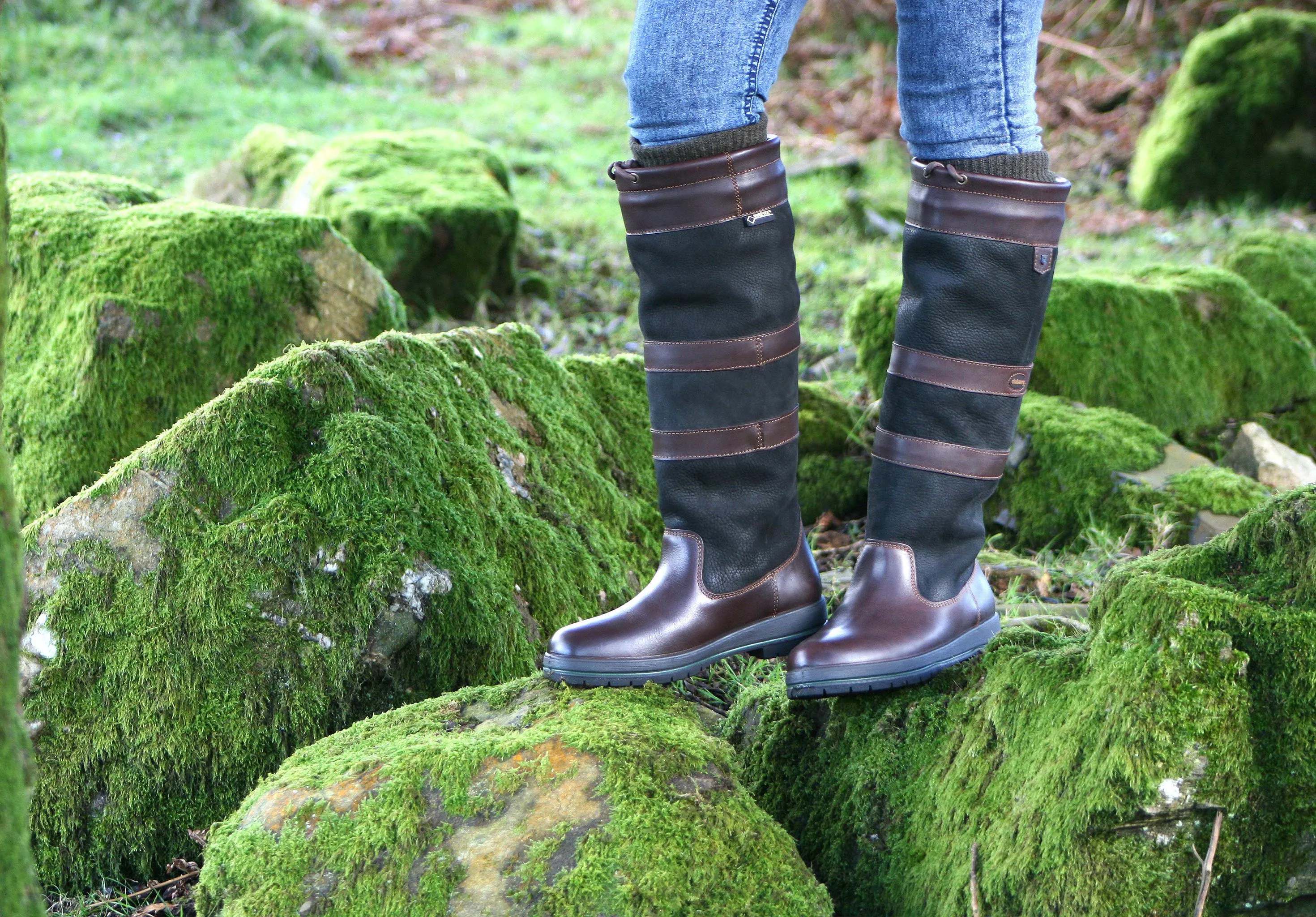 Black Brown Galway Ladies Country Boot