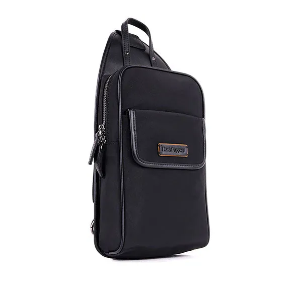 Black Carlos Chest Bag for Men