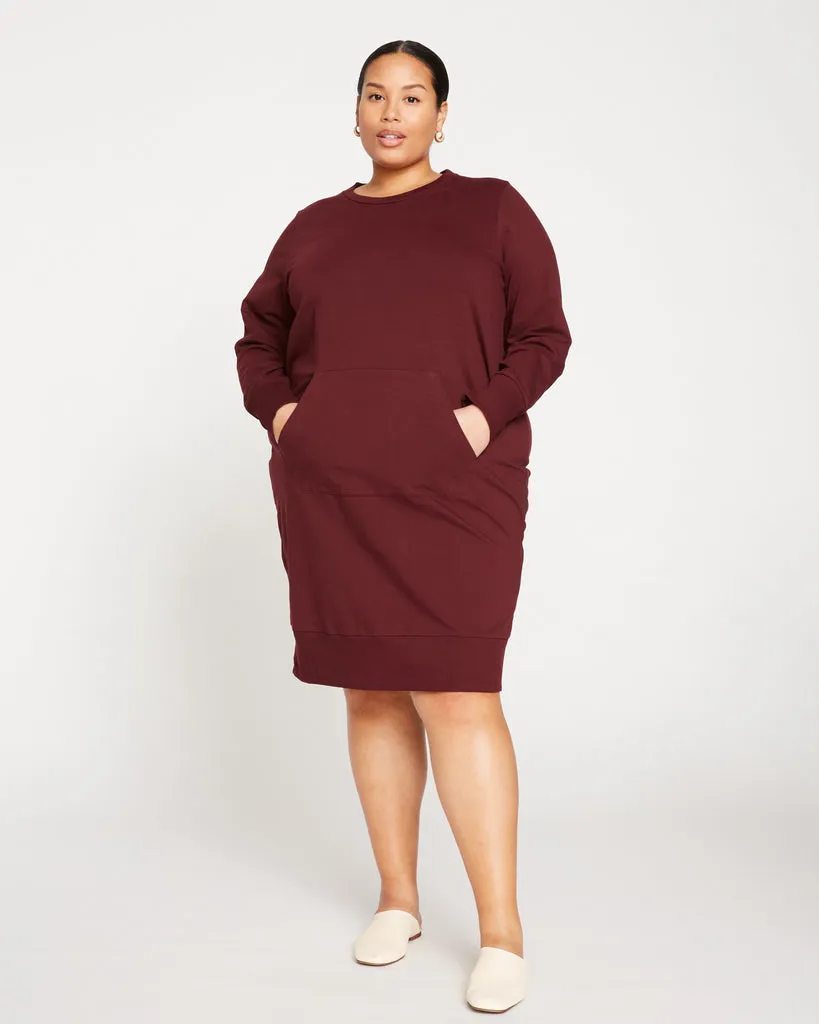 Black Cherry Bree Sweatshirt Dress