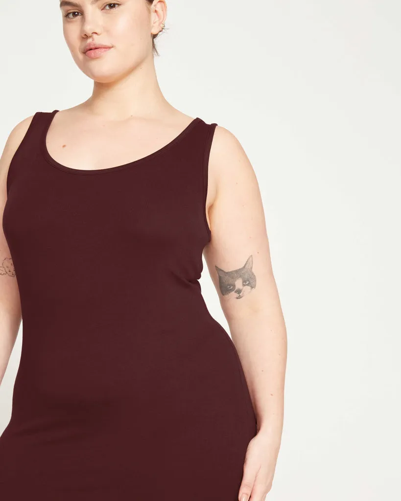 Black Cherry Foundation Tank Dress