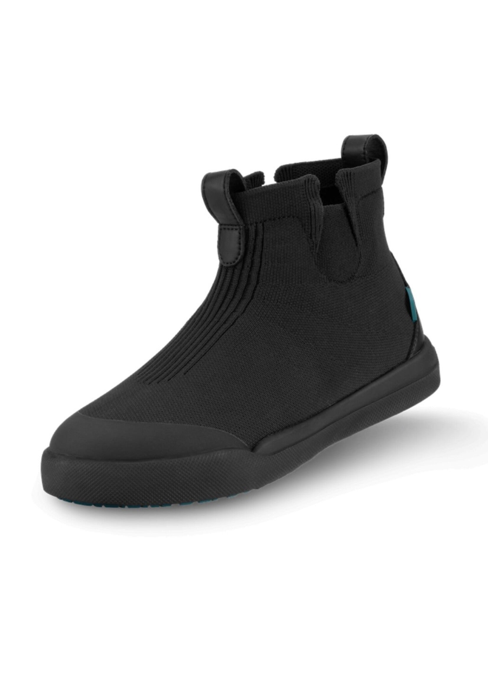 Black Children's Chelsea Sneaker - Vessi Asphalt