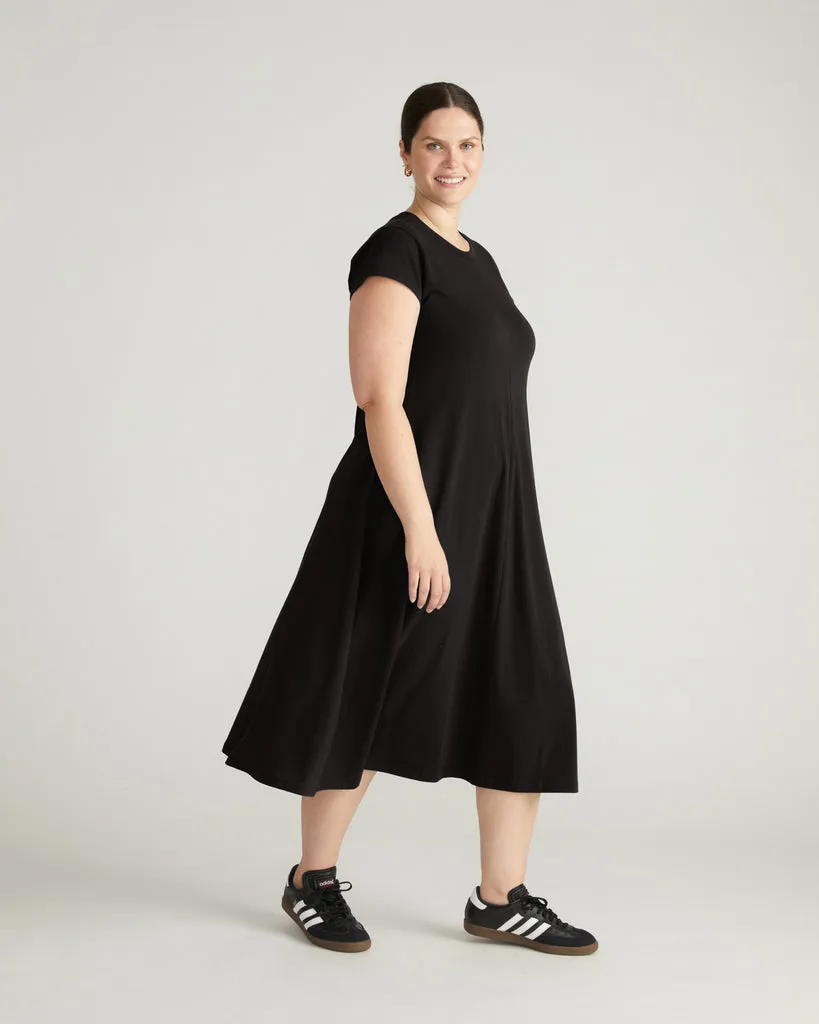 Black Easy Breezy T-Shirt Dress