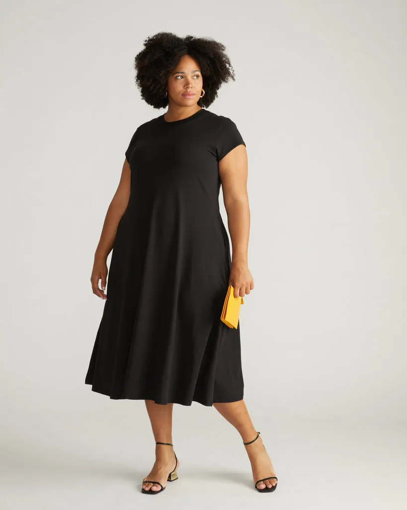 Black Easy Breezy T-Shirt Dress