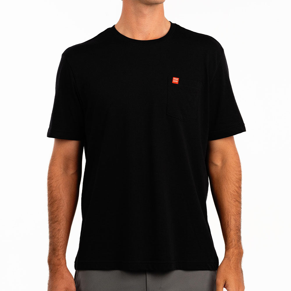 Black Elite Pocket Tee